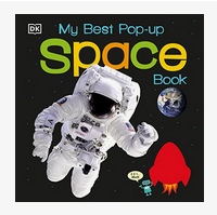 Pop-up book on space solar system planets