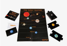 Preschool learning about the solar system