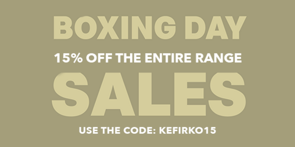 Kefirko Boxing Day Sale