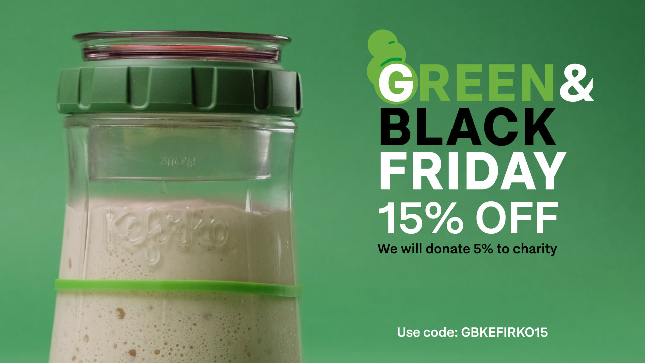 Green and Black Friday Kefirko