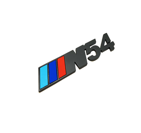 N54 METAL BADGE WITH M COLORS ( SILVER / BRUSHED ALUMINUM) – New Jersey  Bimmers