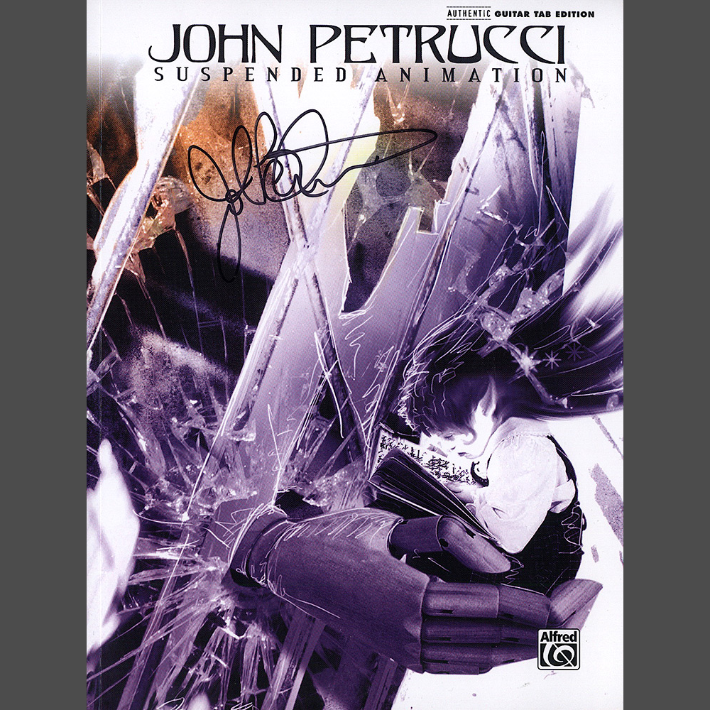 Suspended Animation Tab Book Autographed John Petrucci