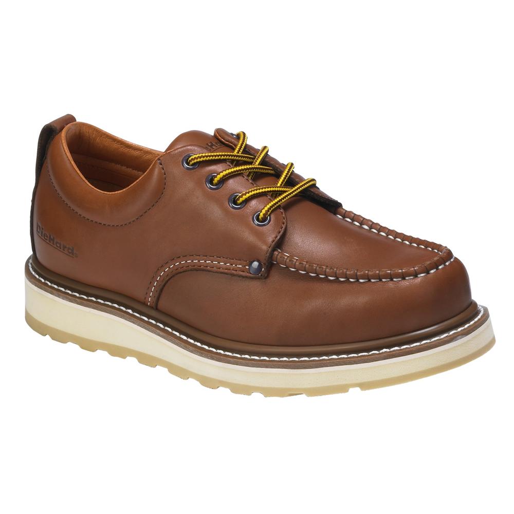 DIEHARD 82994 Men's Soft Toe Leather Oxford Work Shoe - Brown – HANDPOINT