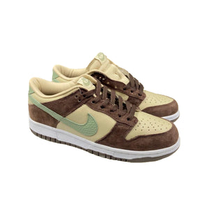 brown and green nike dunks