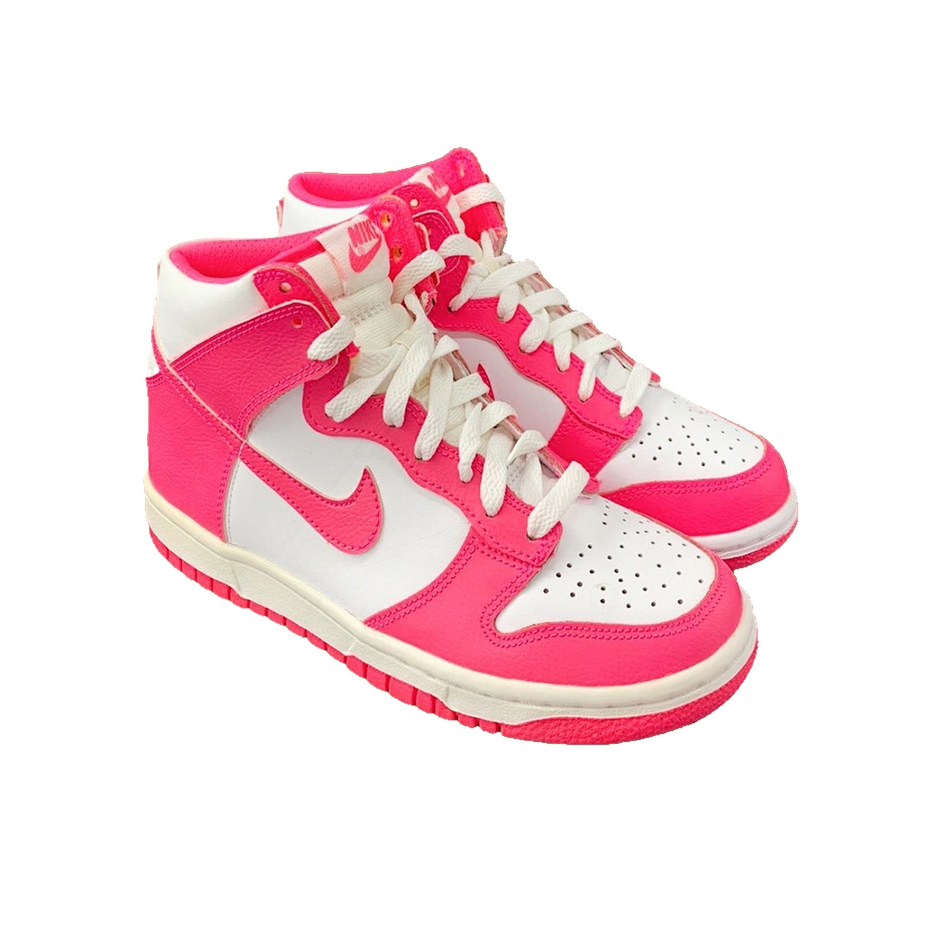 nike dunk high pink pow