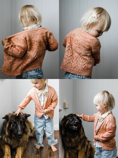 Handknit sweater by Australian Maker Samantha Gehrmann of This darling home