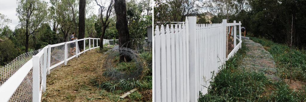 this darling home chain mesh country style fence
