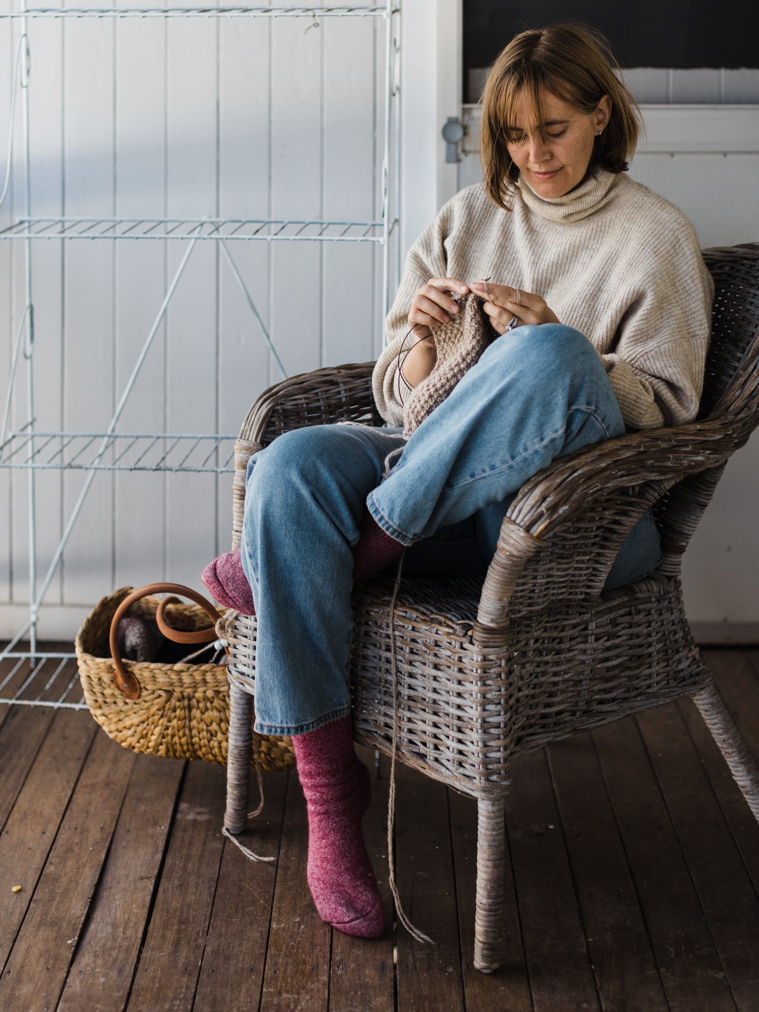 Samantha Gehrmann this darling home knitting handspun yarn
