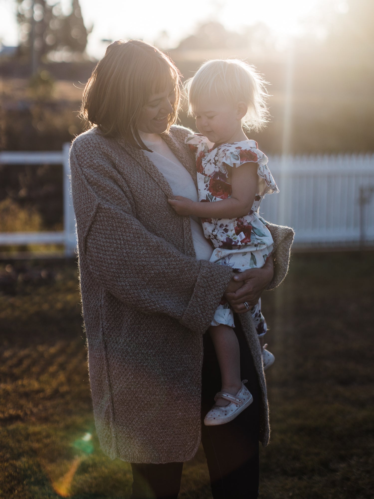 this darling home handspun and handknit dane cardigan