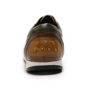 Felix Chu Men's Large Size Hand Painted Leather Lace Up Oxford Shoes KS606-11 FreeReturns14