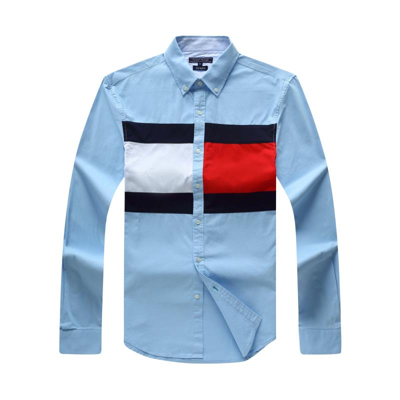 light blue tommy hilfiger shirt