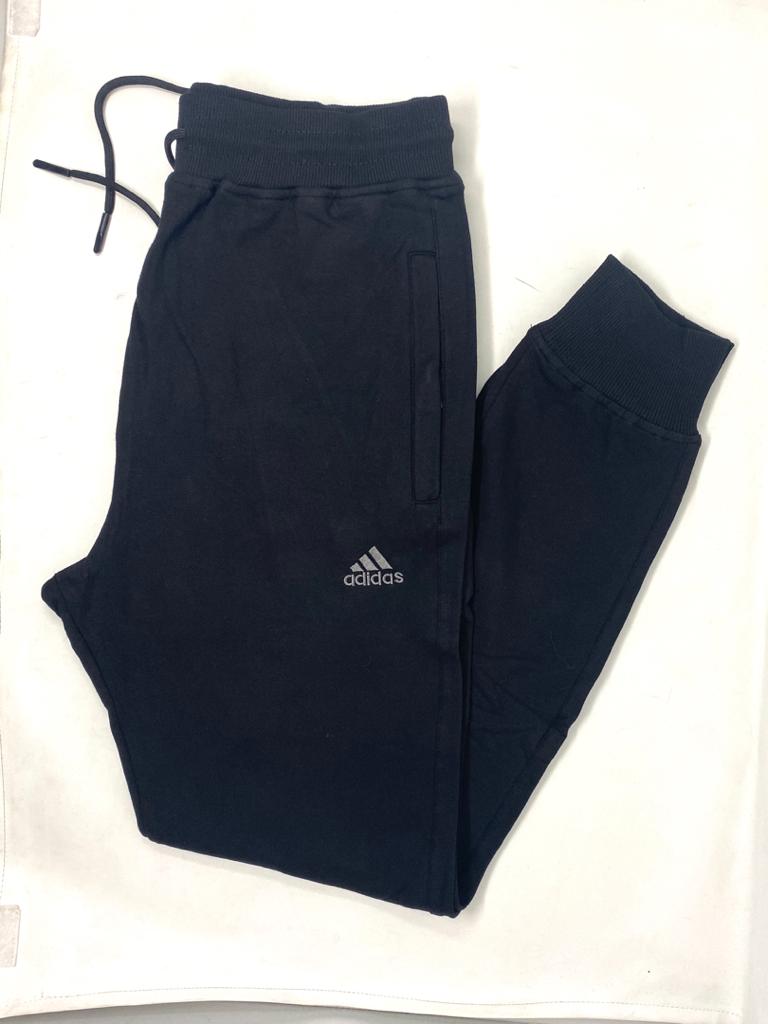 adidas black mens joggers