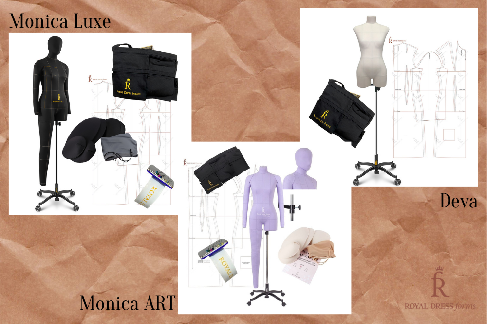 Professional Soft Tailor Mannequin Sewing Dress Forms Monica ART Monica Luxe Deva