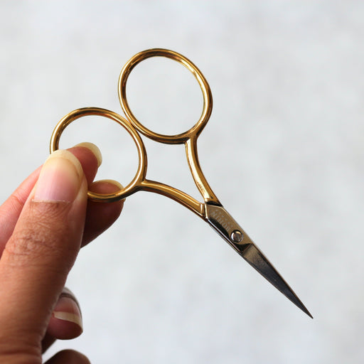 Bohin ~ Giakarta Marbleized French Embroidery Scissors for