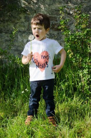 Tee-shirt Enfant coton bio Toi Moi Nous campagne par Bonnefamilles Paris slow fashion