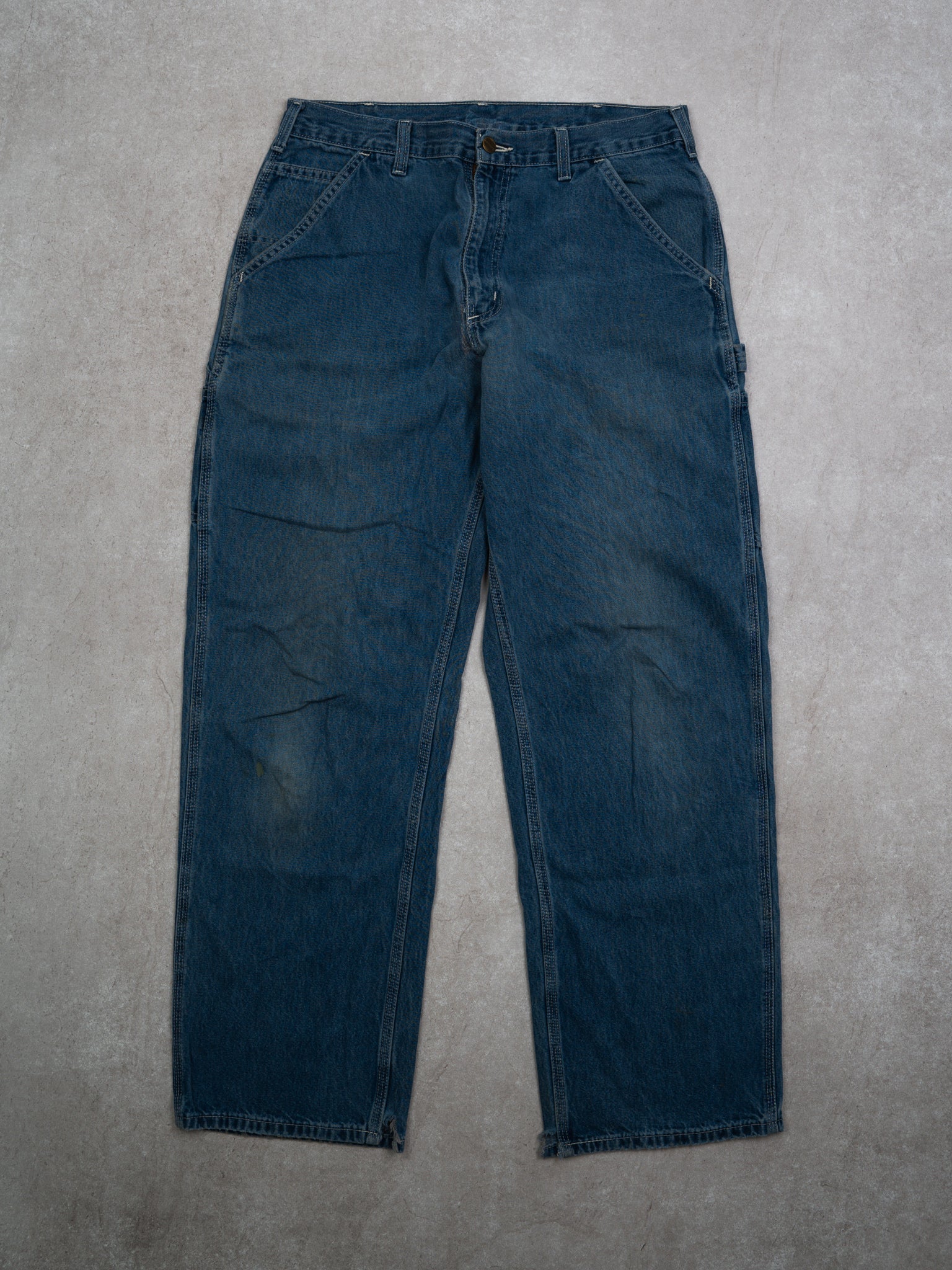 Vintage 90s Blue Carhartt Cargo Jeans (34 x 30) – Rebalance Vintage