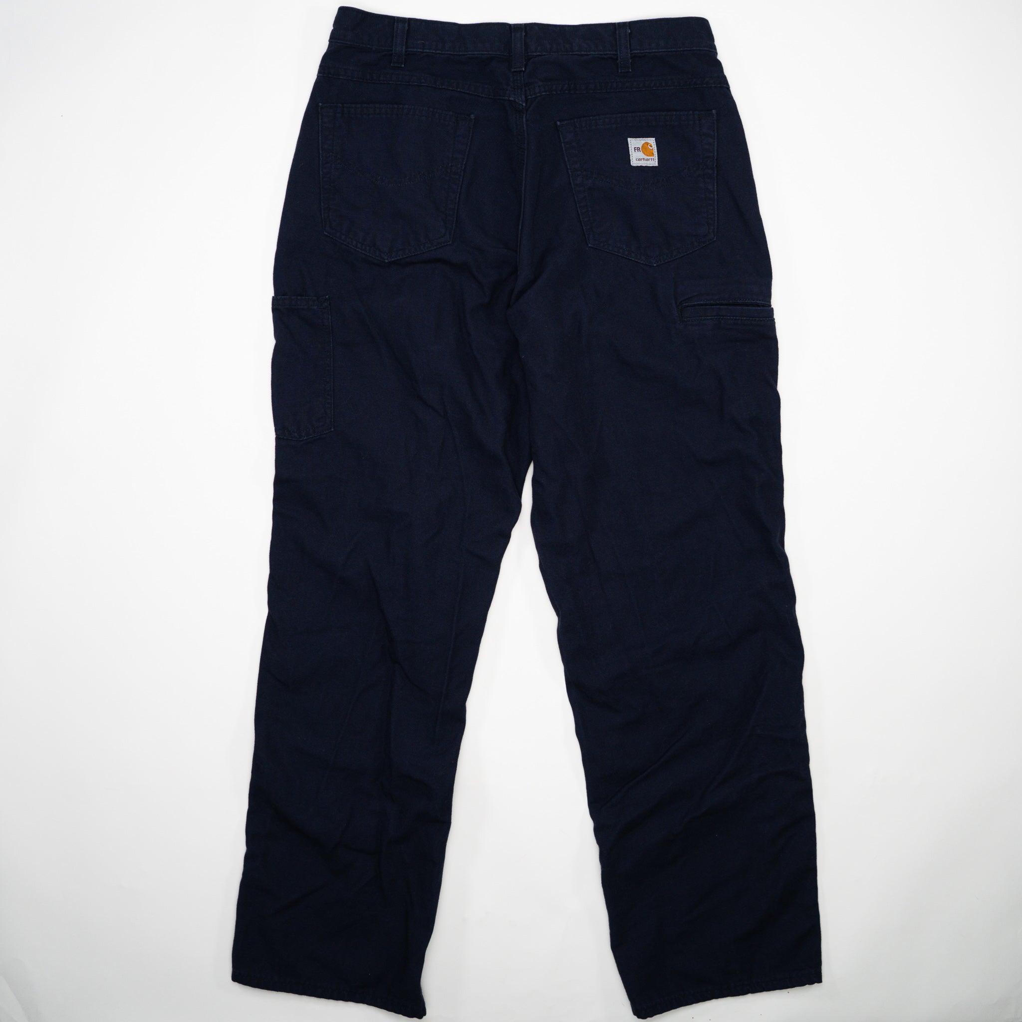 VIntage Navy Carhartt FR Cargo Pants (34 x 32) – Rebalance Vintage