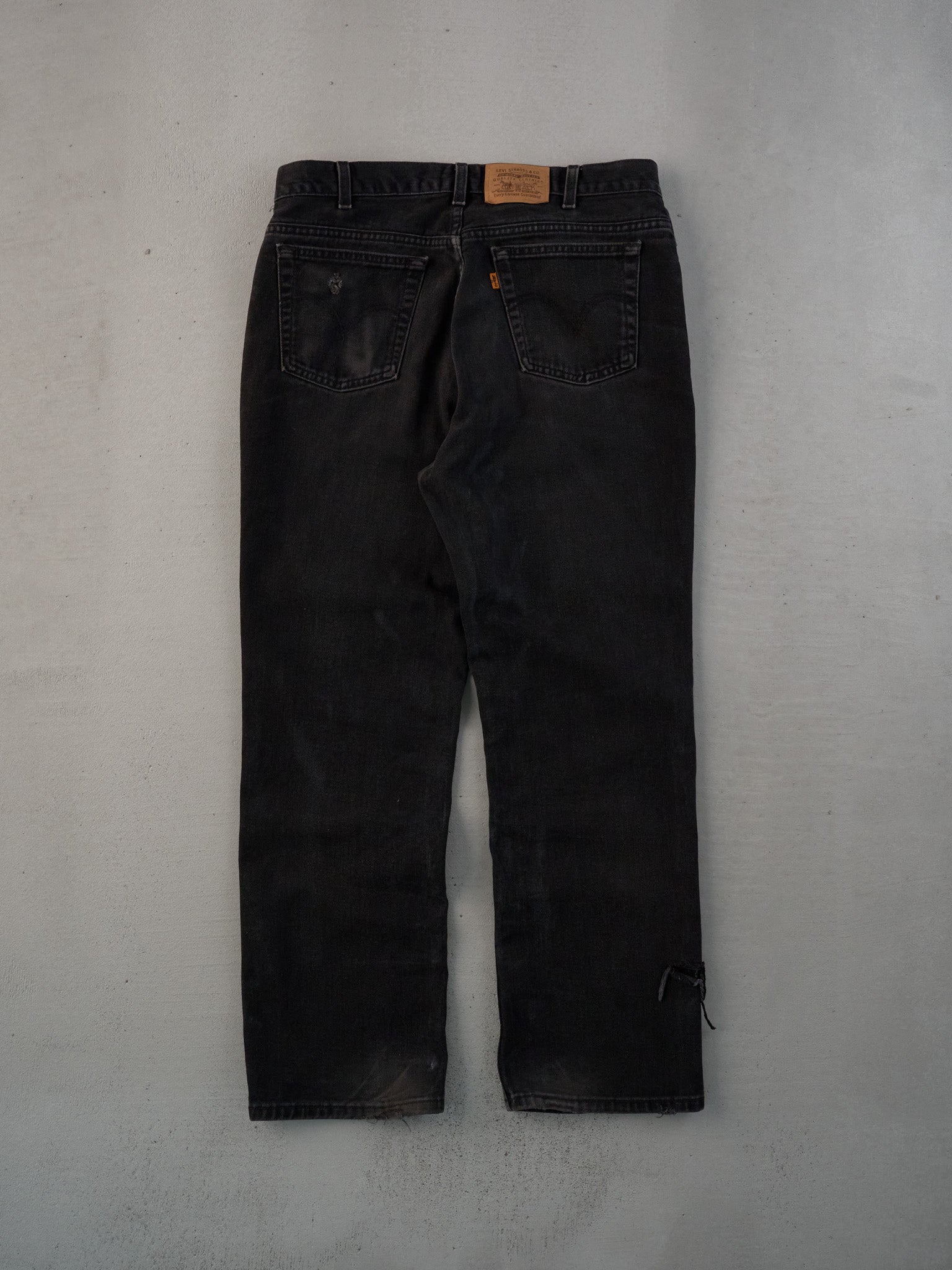 Vintage 70s Black Levi's 506 Denim Jeans (34x29) – Rebalance Vintage