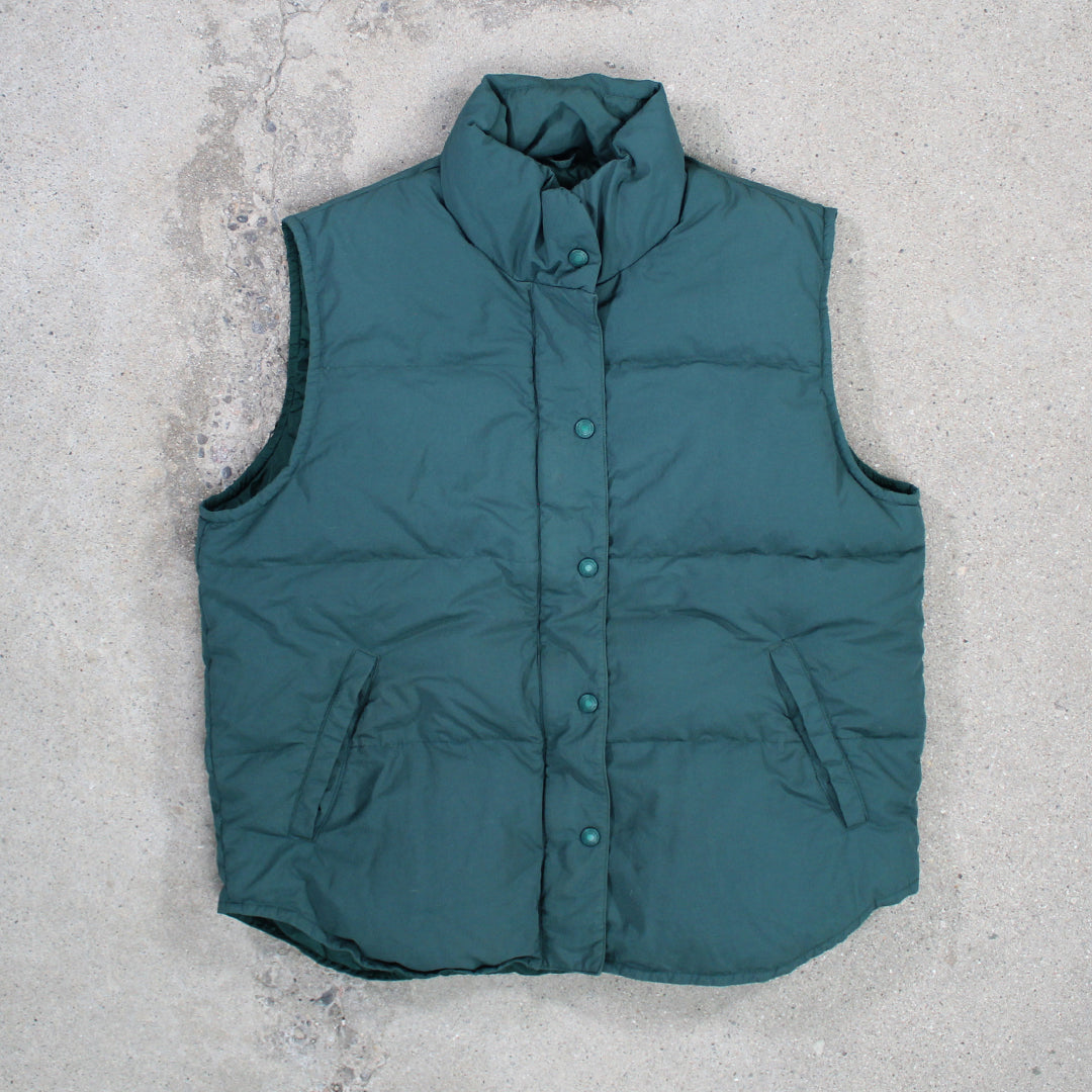 Vintage Green Eddie Bauer Puffer Vest – Rebalance Vintage