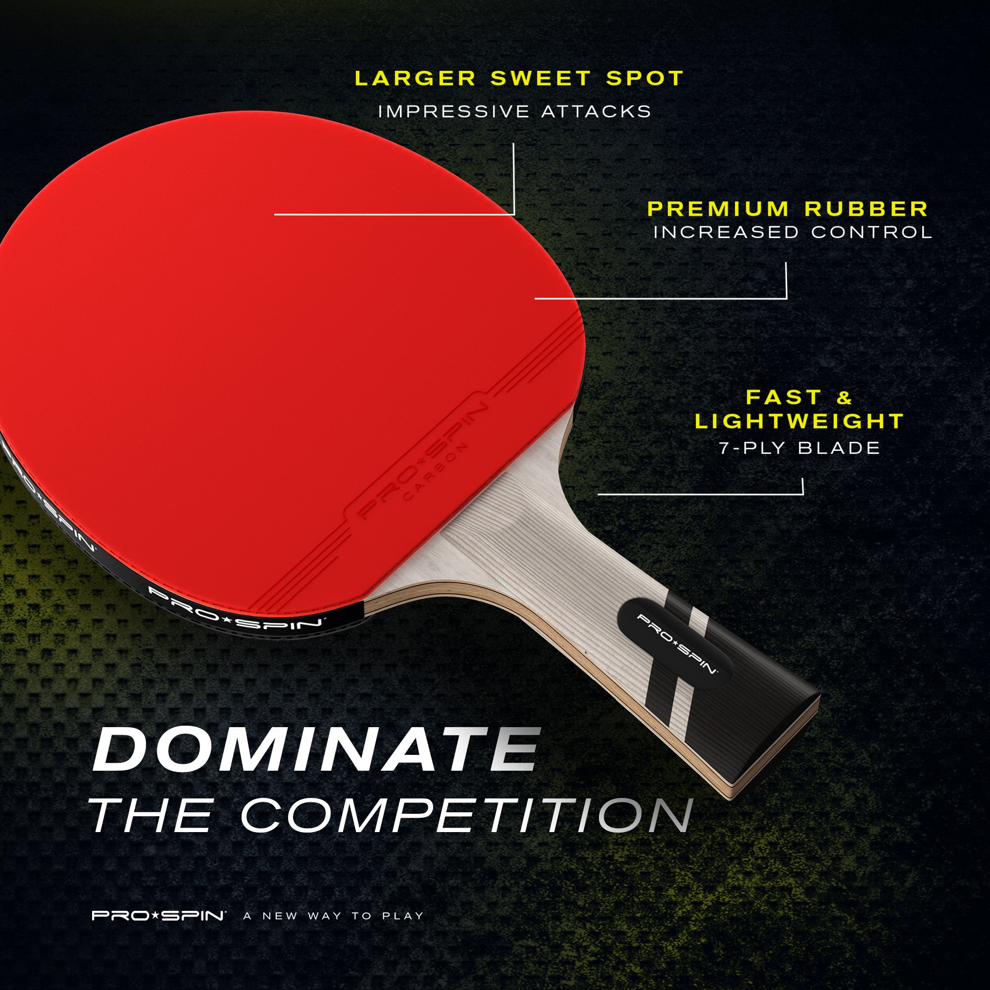 Carbon Fiber Ping Pong Paddle-image-1