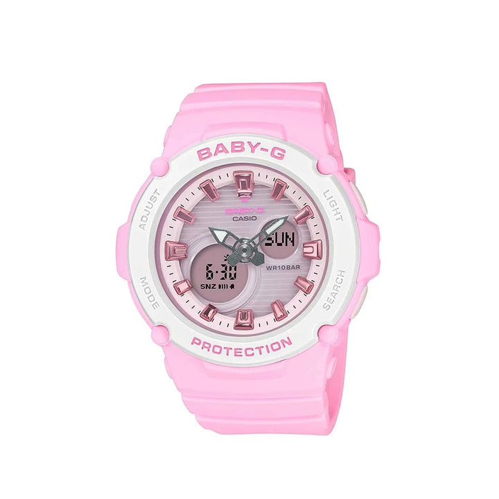Casio Baby-G BGA-270-4ADR Pink Analog Digital Resin Strap Watch For Women