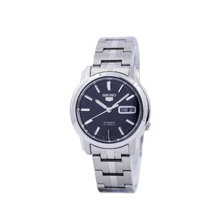 Seiko 5 SNKK71K1 Silver Automatic Stainless Steel Strap Watch For Men –  Time Depot