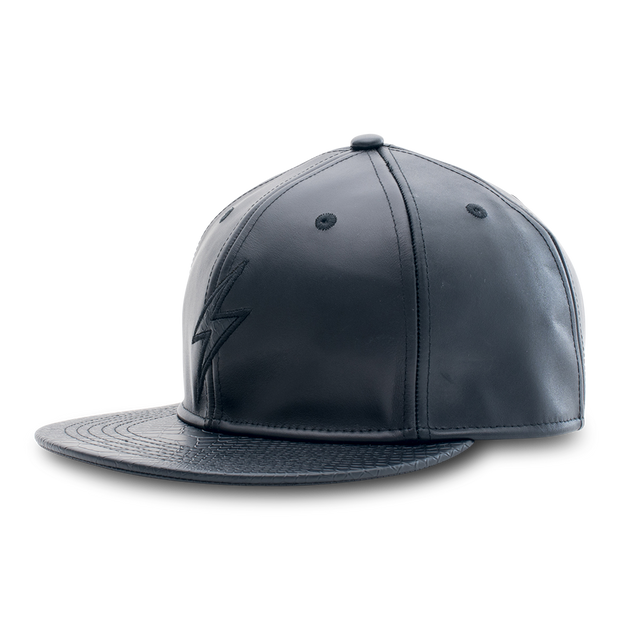Rockertype Leather Baseball Hat Black/Python – MAC&LOU