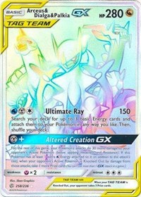 Arceus, Dialga e Palkia-GX, Pokémon