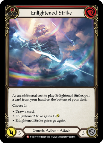 Enlightened Strike (Rainbow Foil) [Welcome to Rathe Unlimited]