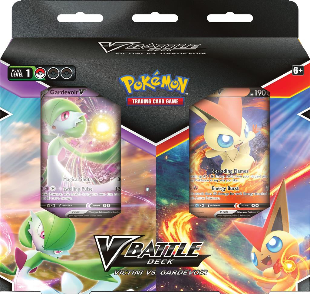 Pokemon Double V Battle Deck Bundle - Victini Vs. Gardevoir V - Sealed  Brand New