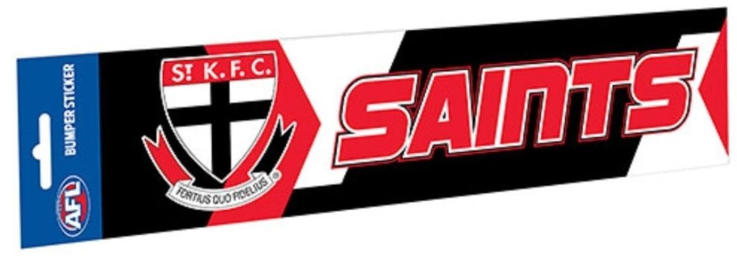 St Kilda Saints Official AFL Team Logo Bumper Sticker