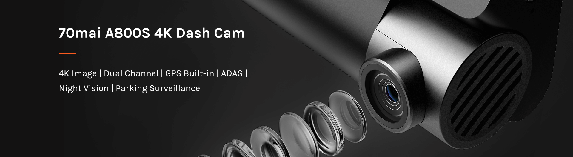 70mai Dual USB Car Charger for DashCams & SmartPhones