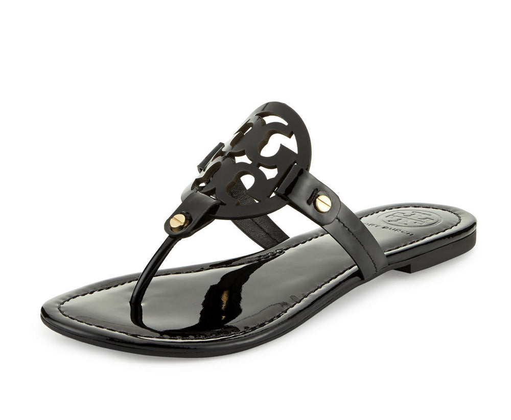 Tory Burch Miller Patent Thong Sandal | Edmonds Women's Fashion ...