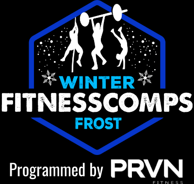 Winter Frost Online Functional Fitness Signature Competition Logo