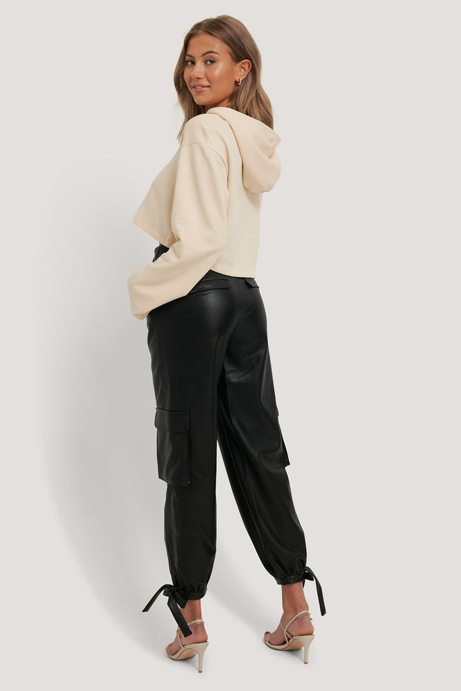 Soft faux-leather straight-leg pant, Icône, Shop Women%u2019s Straight  Leg Pants Online In Canada