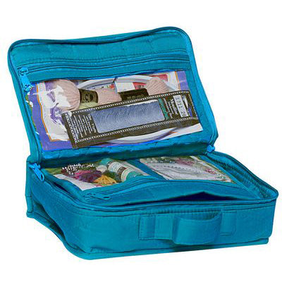 Yazzii Deluxe Craft Storage Organizer, Aqua