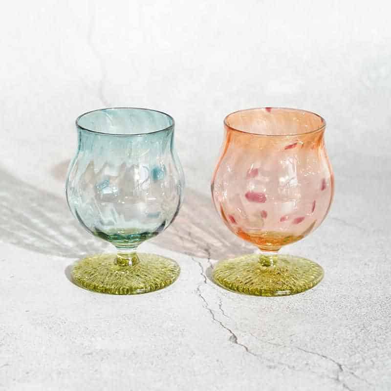 Beautiful glassware from Japan available at Miya!