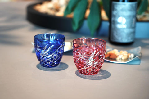 Kagami Crystal sake cup set