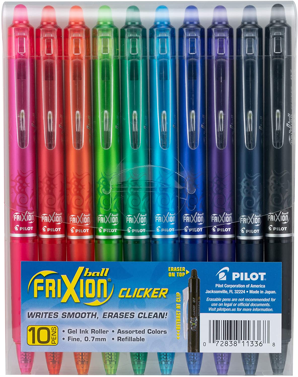  Colored Gel Pens, Lineon 20 Colors Retractable Gel Ink