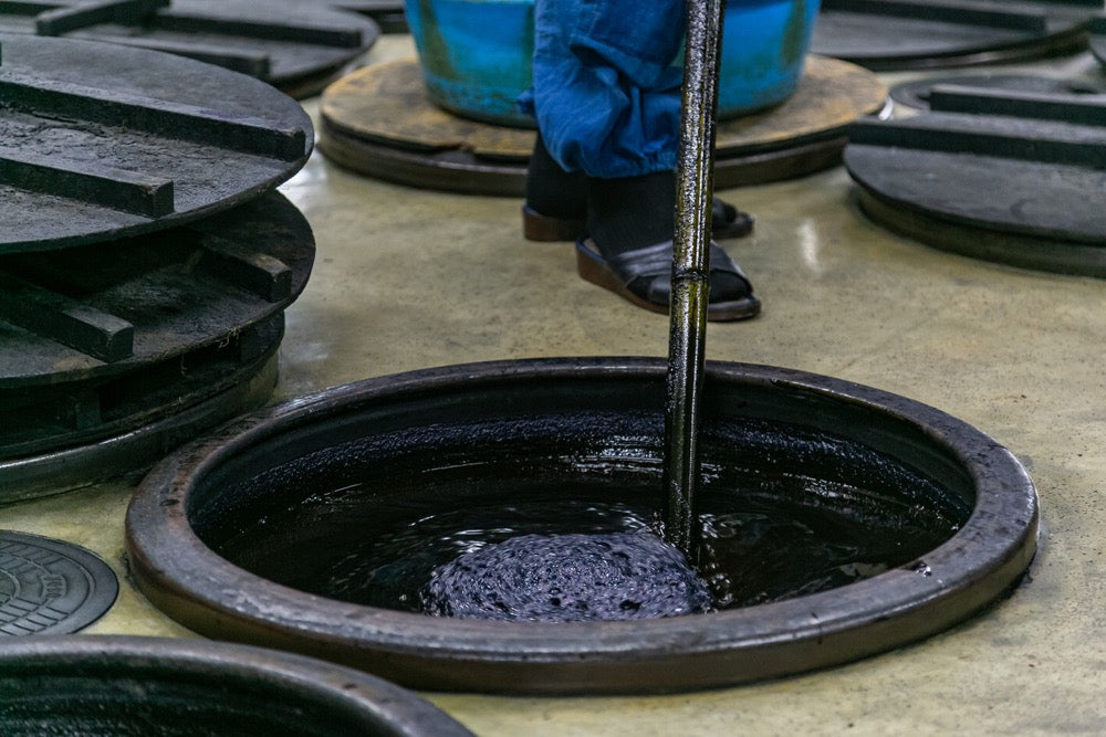 What is Japanese indigo dyeing?