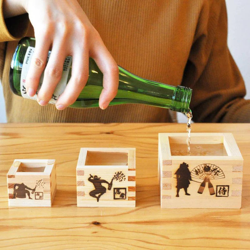 masu wooden sake cups