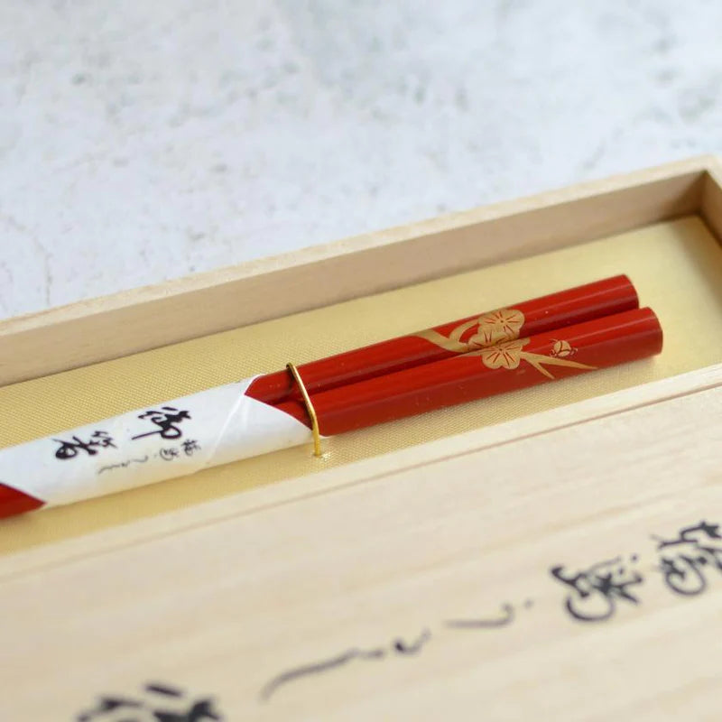 plum blossoms custom chopsticks