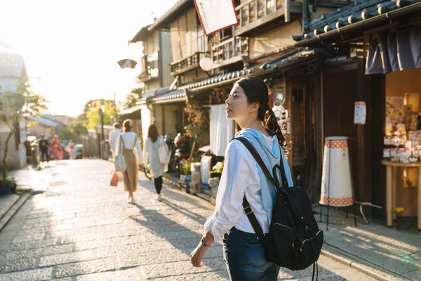 Japanese gifts traveling in Japan