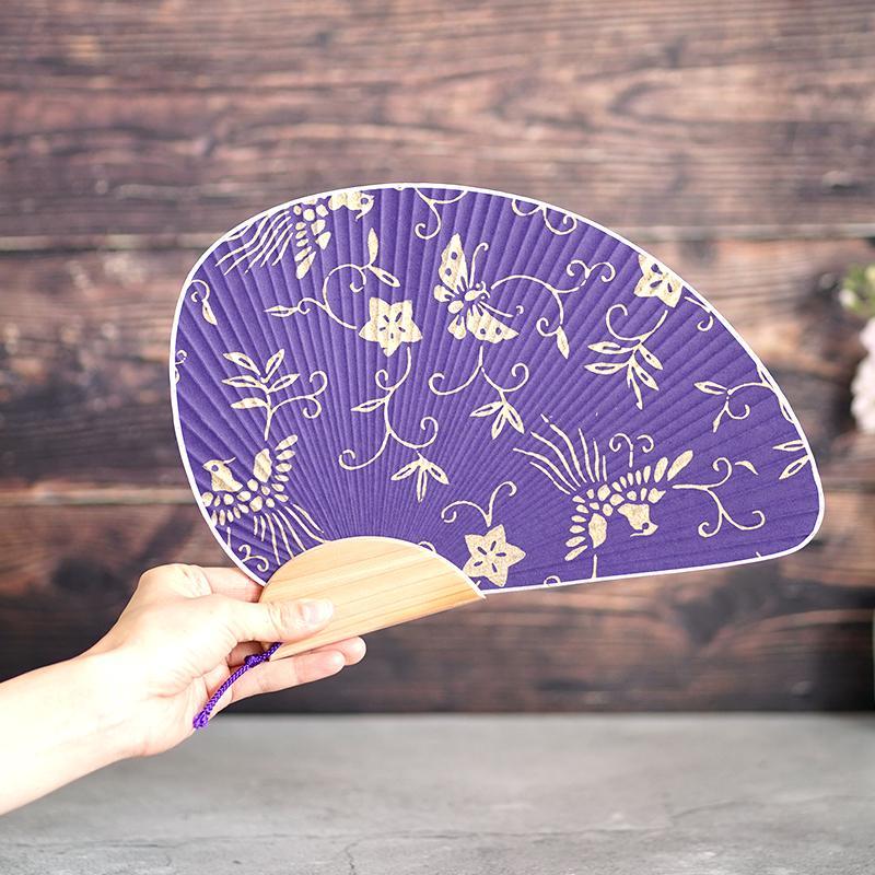 Large uchiwa Japanese hand fan