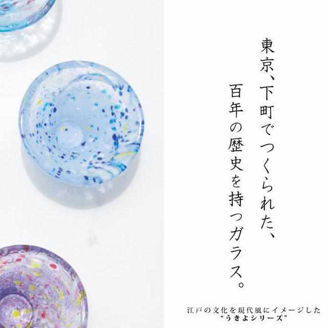 [SMALL DISH (PLATE)] UKIYO SHALLOW BOWL & SMALL PLATE SET (TAMAYA)  | EDO GLASS