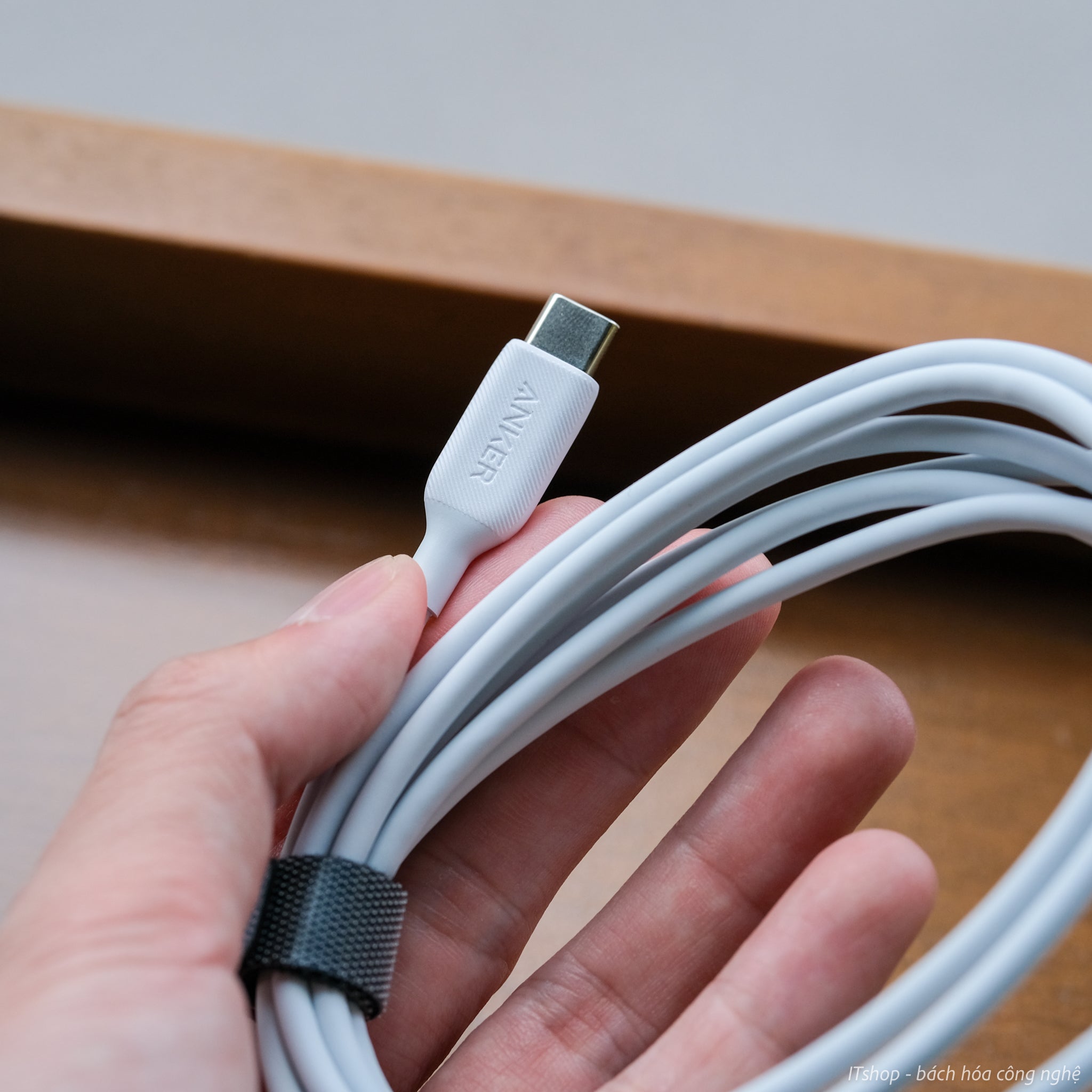 Cáp Anker PowerLine III Lightning to USB-C dài  – ITshopvn
