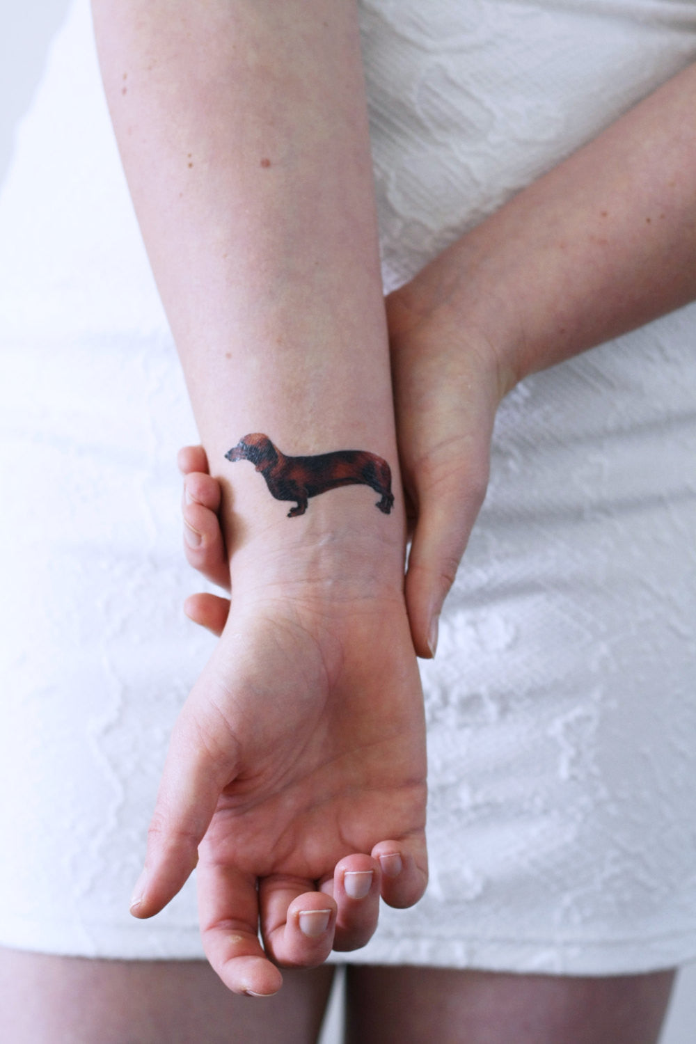 Dachshund dog temporary tattoo - Temporary Tattoos by ...
