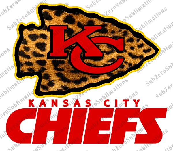 Chiefs, Ready to Press Sublimation Design