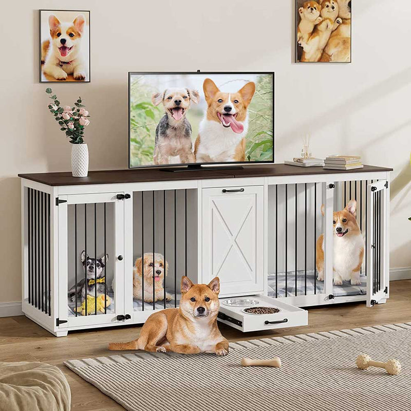 dog crate for two medium dogs