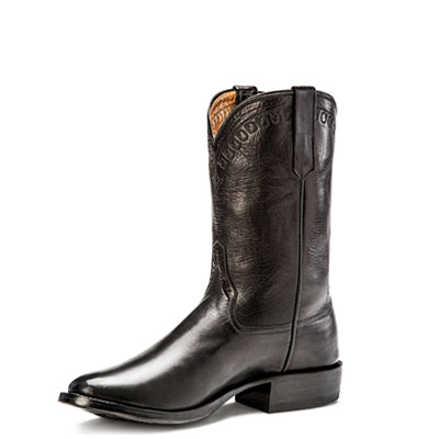 Rios of Mercedes Boots: Ostrich, Elephant, Round Toe & Roper– Drew's Boots